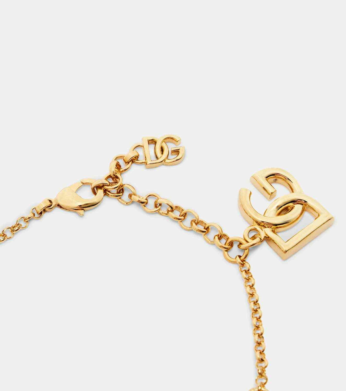 Dolce&Gabbana DG embellished charm bracelet