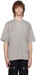 ATTACHMENT Gray Distressed T-Shirt