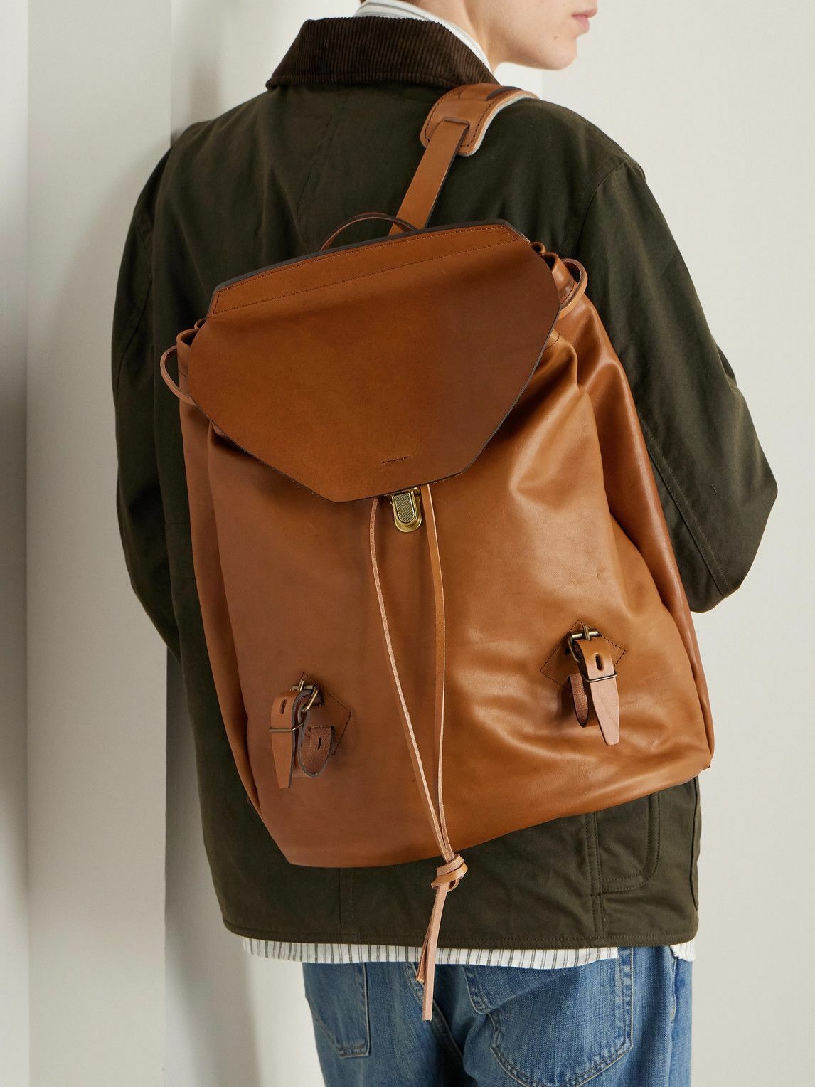 Bleu de Chauffe - Zibeline Leather Backpack