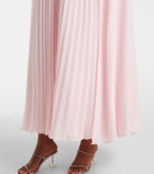 Self-Portrait Caped chiffon gown