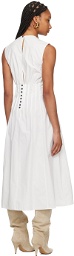 KHAITE White 'The Wes' Maxi Dress