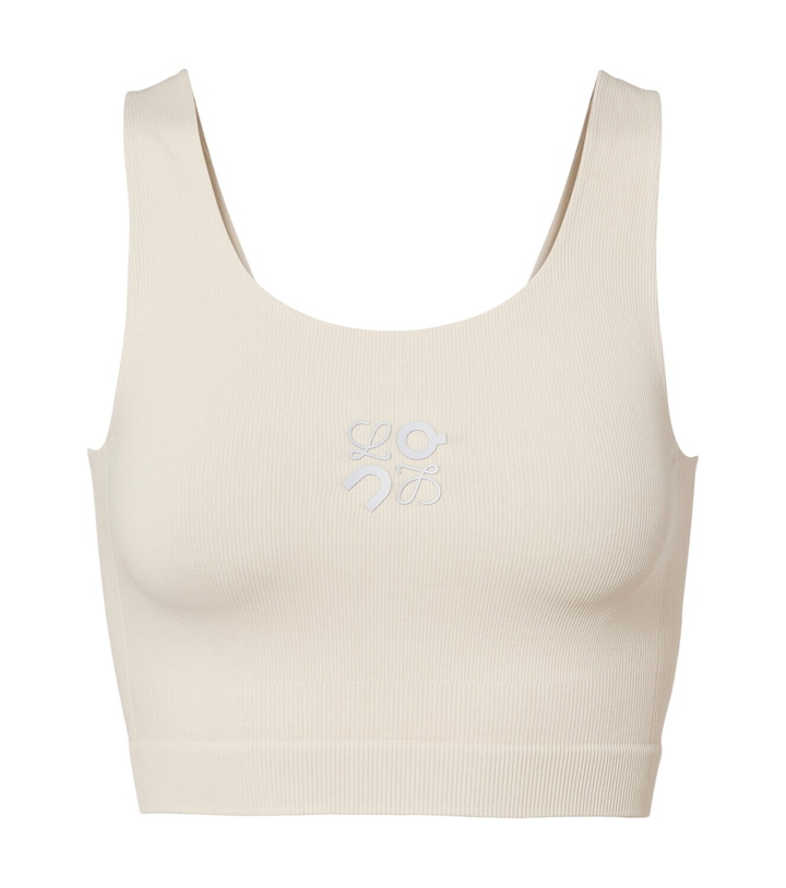 Photo: Loewe x On ribbed-knit sports bra