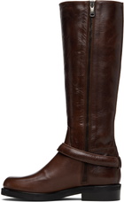 Coperni Brown Belt Cavalier Tall Boots