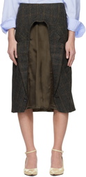 HODAKOVA Inside Out Blazer Midi Skirt