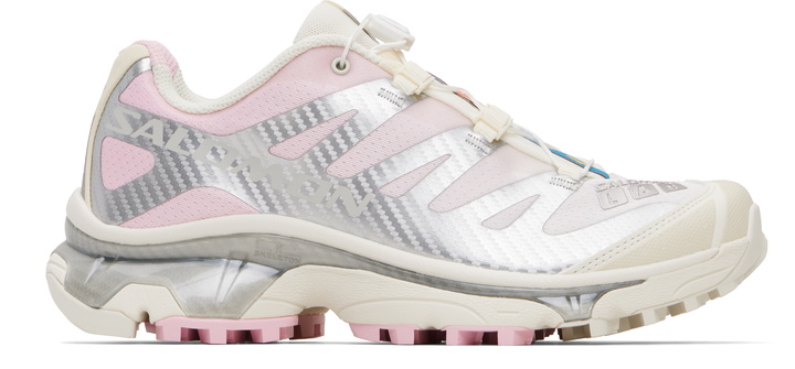 Photo: Salomon Pink & Silver XT-4 OG Sneakers