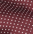 Canali - 8cm Pin-Dot Silk Tie - Red