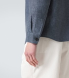 Zegna Cashmere, linen and silk overshirt