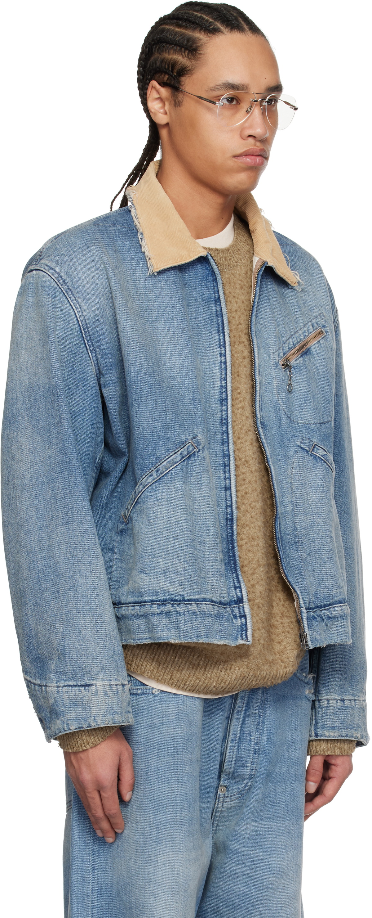Maison Margiela - Woman - Blue - Jacket