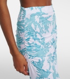 Alexandra Miro Gia printed jersey maxi skirt