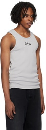 RTA Gray Flocked Tank Top