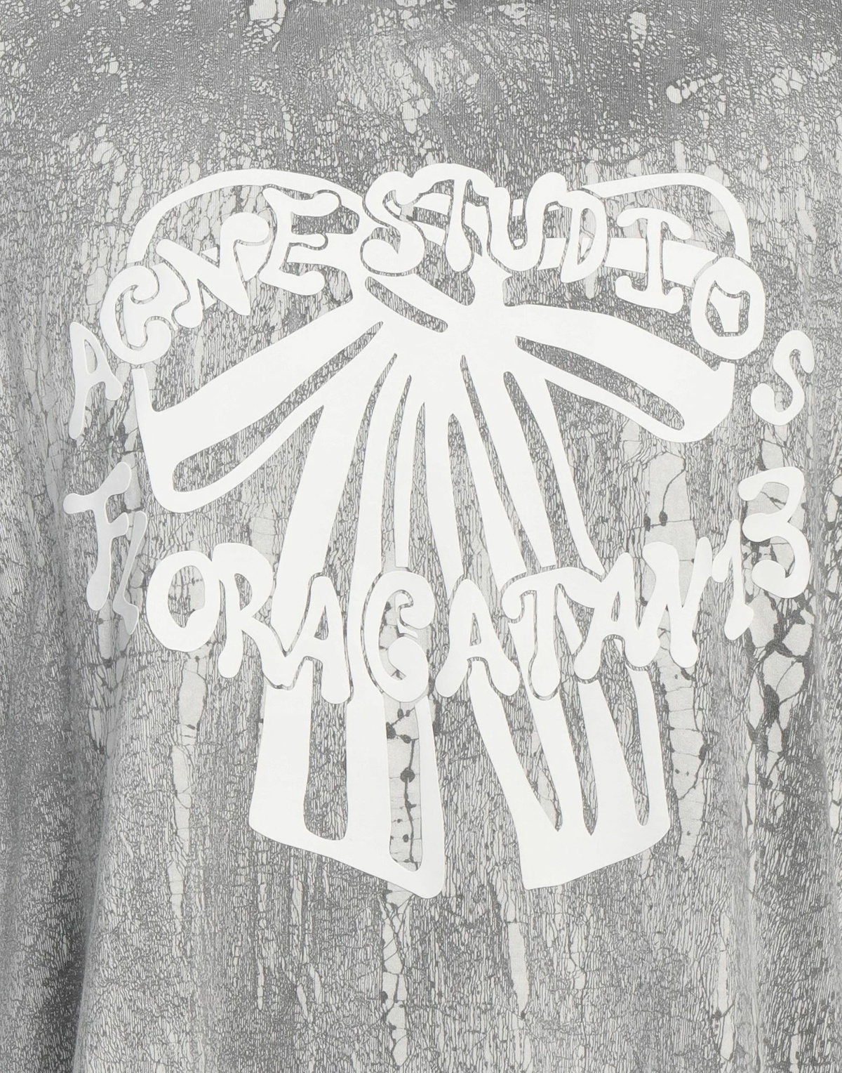 Acne Studios Mens T-shirt in Grey