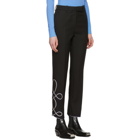 Calvin Klein 205W39NYC Black Details Trousers