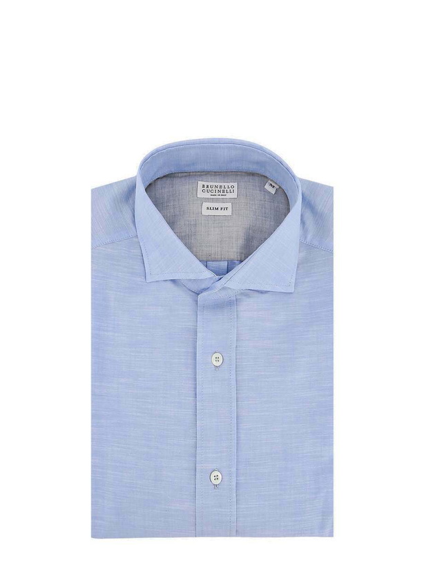 Photo: Brunello Cucinelli   Shirt Blue   Mens