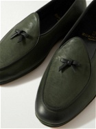 Rubinacci - Marphy Tasselled Leather Loafers - Green