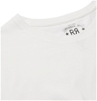 RRL - Logo-Embroidered Cotton-Jersey T-Shirt - White