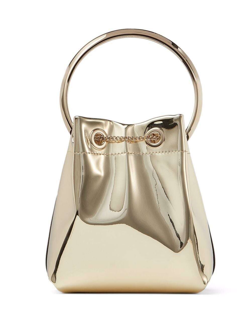 JIMMY CHOO - Bon Bon Leather Bucket Bag Jimmy Choo