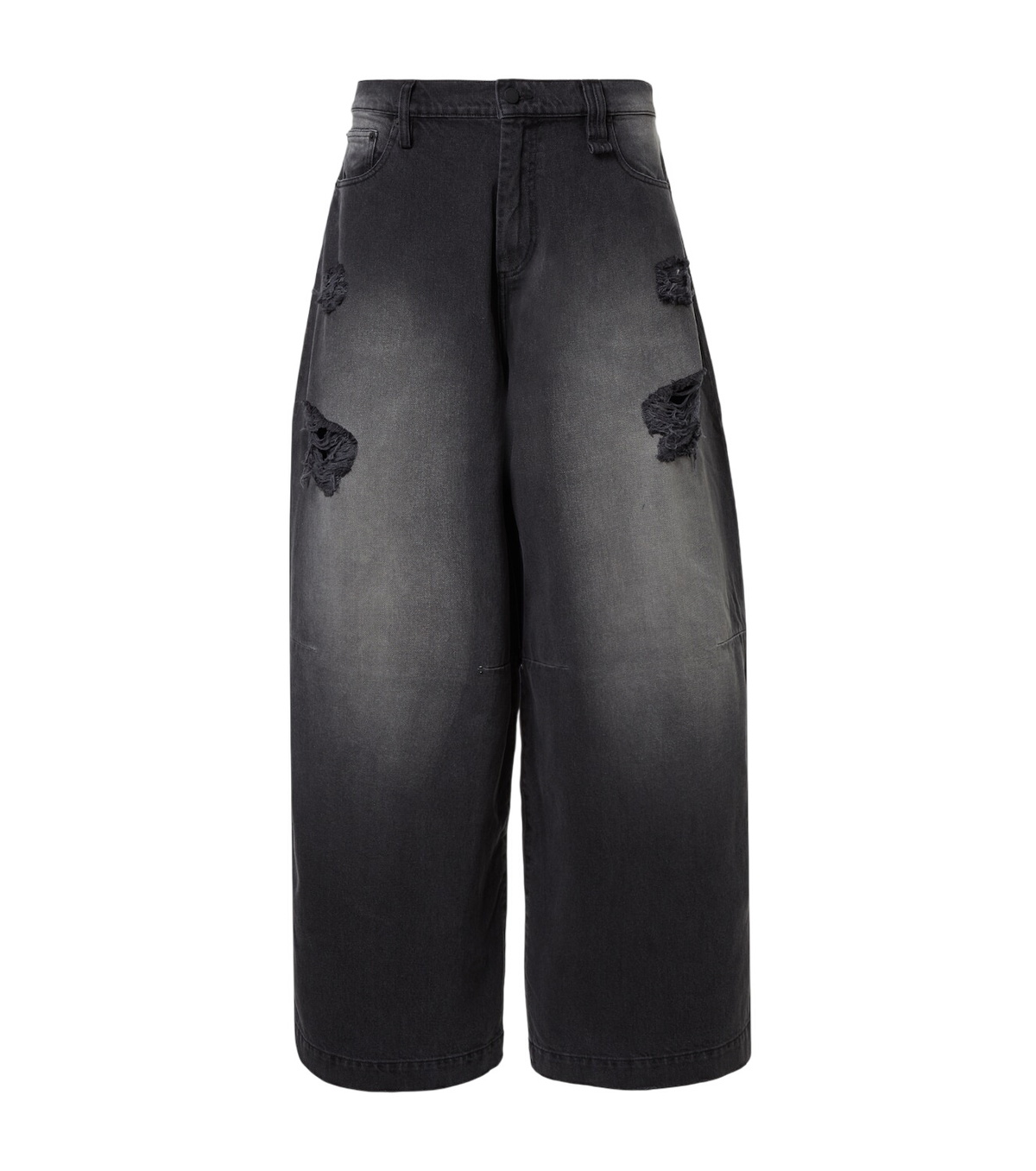 Simone Rocha - Puddle Wide-Leg Pleated Crystal-Embellished Jeans