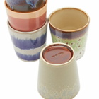 HKLiving Coffee Mugs - Set of 6 in Grounding 