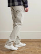 Officine Générale - James Slim-Fit Straight-Leg Cotton-Corduroy Trousers - Gray