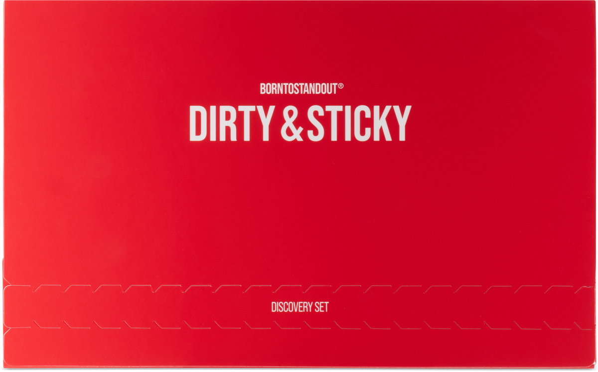 BORNTOSTANDOUT Dirty & Sticky Eau de Parfum Discovery Set, 8 x 2 mL