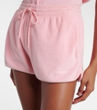 Hunza G Logo cotton terry shorts