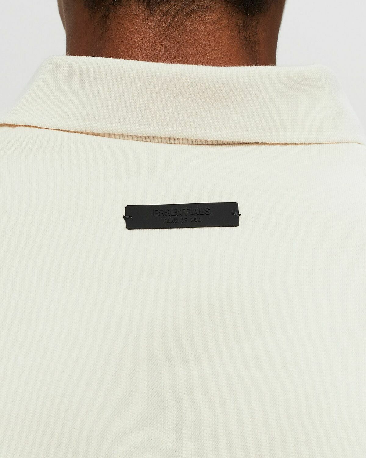 Fear Of God Essentials Fleece Polo Beige Polos