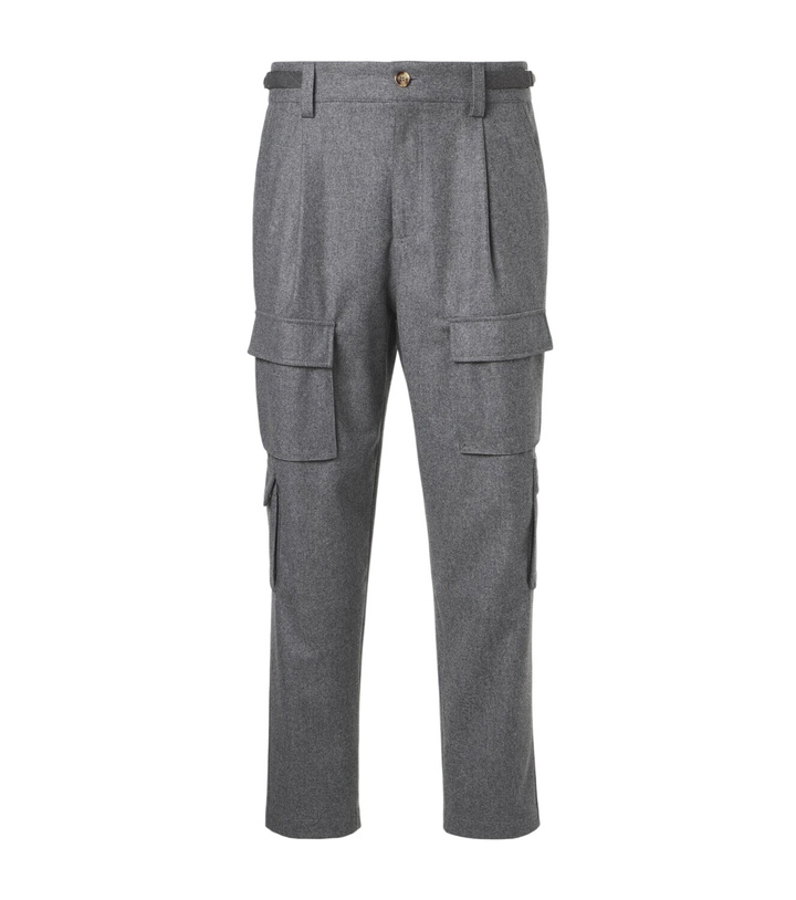 Photo: Brunello Cucinelli Virgin wool cargo pants
