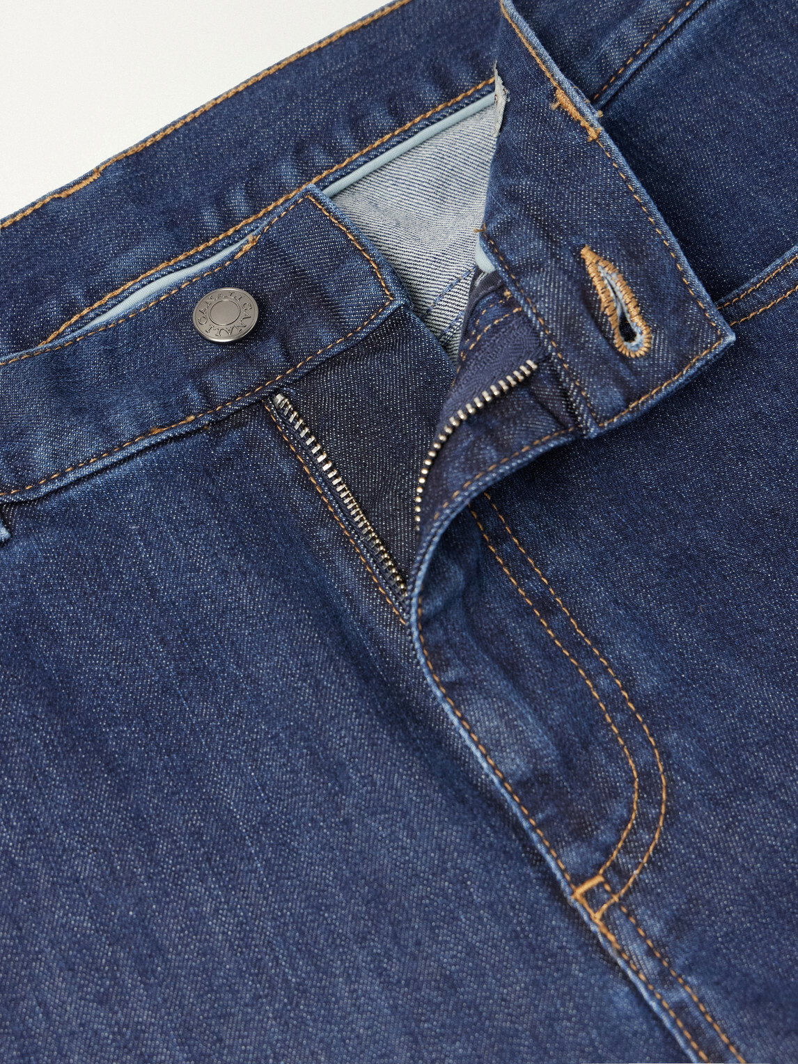 Canali - Slim-Fit Straight-Leg Jeans - Blue