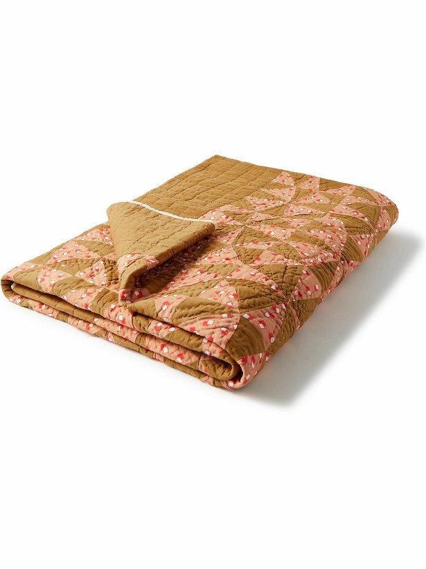 Photo: BODE - Kaleidoscope Quilted Printed Cotton Blanket