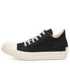 Rick Owens DRKSHDW Women's Low Sneakers in Black Milk