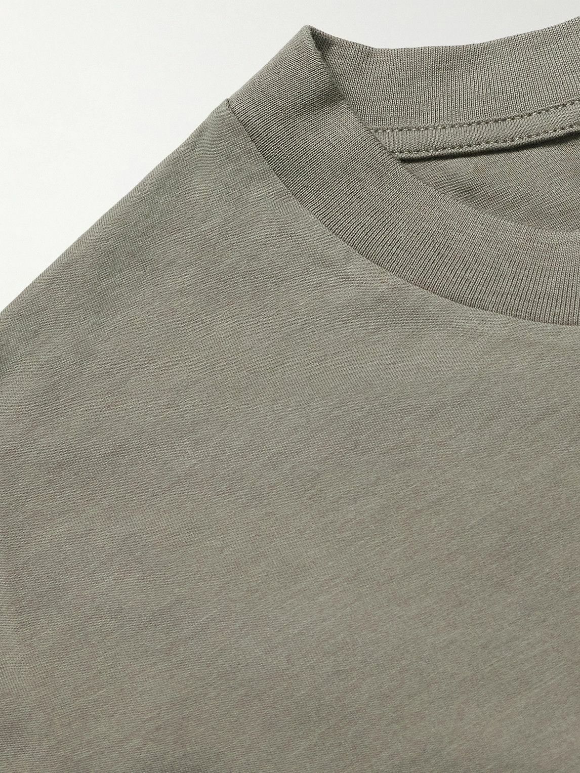 FRAME - Supima Cotton-Jersey T-Shirt - Green