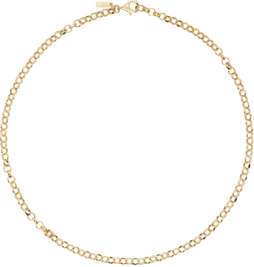 Hatton Labs Gold Diamond Cut Belcher Chain Necklace Hatton Labs