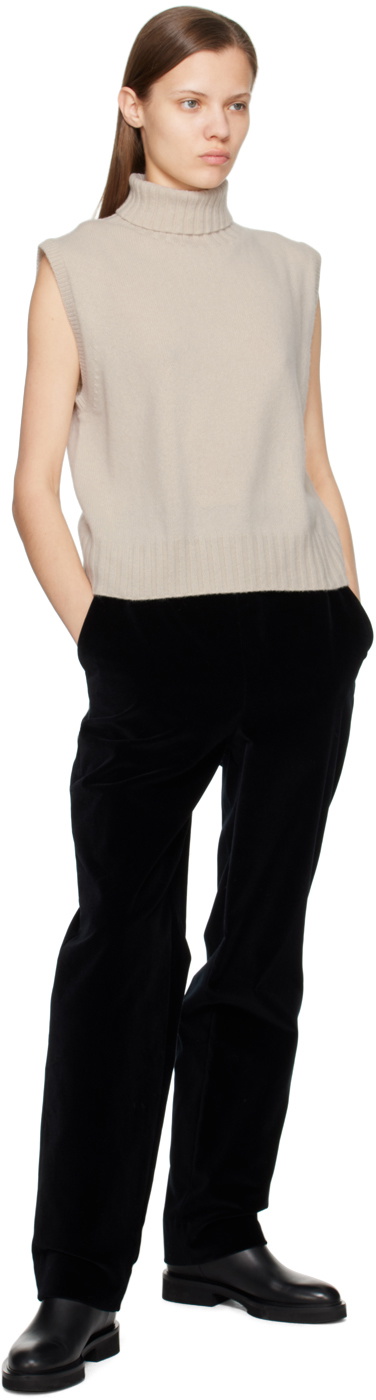 Margaret Howell Black Drawstring Trousers