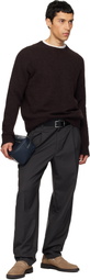 BOSS Navy Logo Hardware Pouch