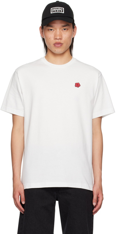 Photo: Kenzo White Kenzo Paris Boke Flower T-Shirt