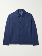 Slowear - Venezia 1951 Cotton and Linen-Blend Twill Chore Jacket - Blue