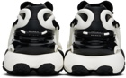 Balmain Black & White Leather Unicorn Low-Top Sneakers