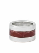 Ellie Mercer - Sterling Silver and Resin Ring - Silver