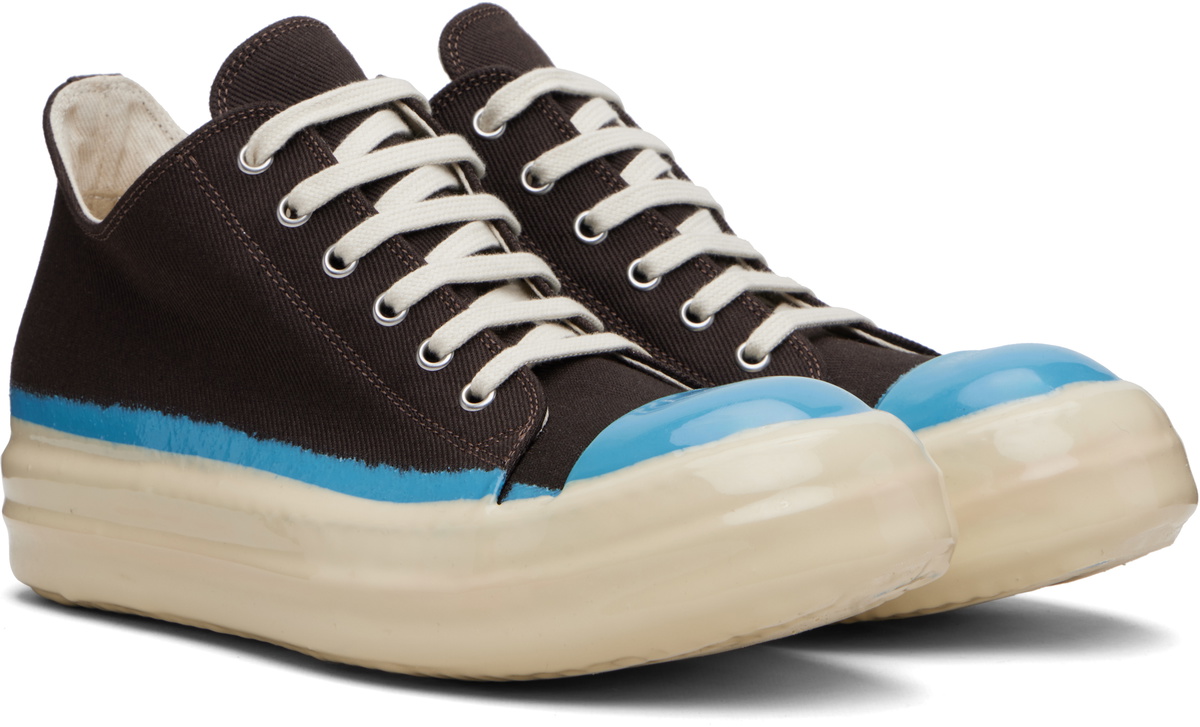Rick Owens DRKSHDW Brown Concordians Low Sneakers
