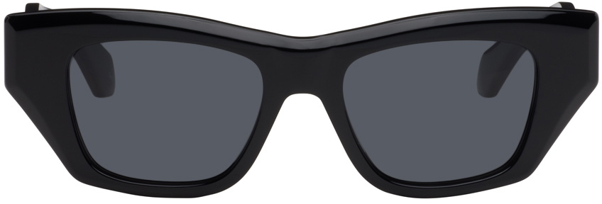 ALAIA Black Rectangular Sunglasses ALAIA