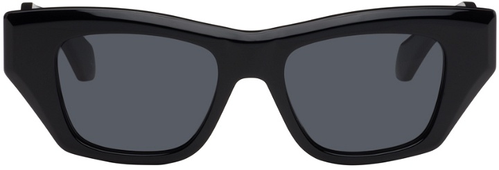 Photo: ALAÏA Black Rectangular Sunglasses