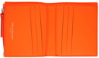 Maison Margiela Orange Leather Bifold Wallet