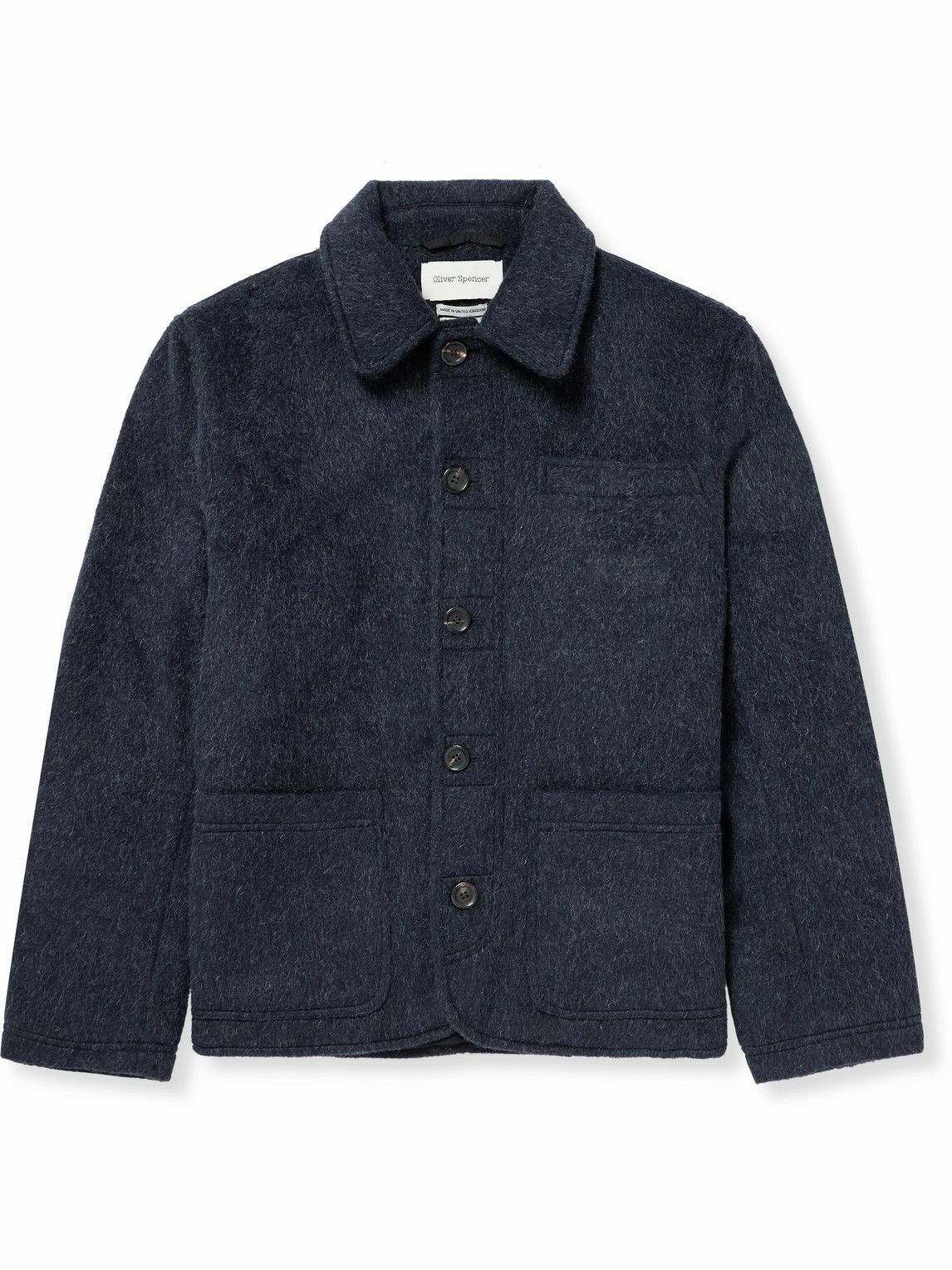 Oliver Spencer - Lambeth Recycled Wool-Blend Jacket - Blue