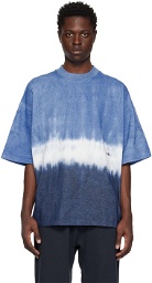 Nanamica Blue & Navy Tie-Dye T-Shirt