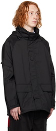 Comme des Garçons Homme Black Funnel Neck Jacket