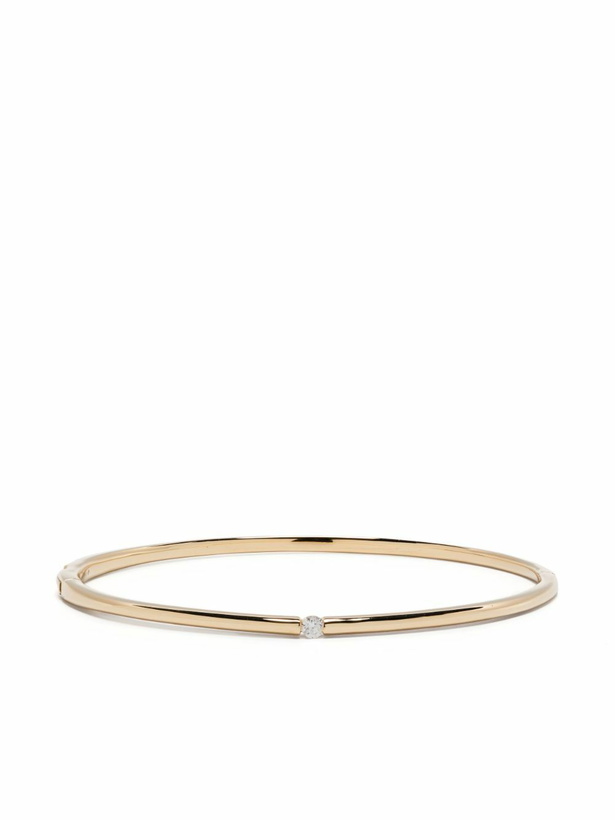 Photo: Persée 18kt Yellow Gold Zeus Diamond Bangle Bracelet