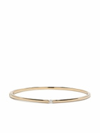 Persée 18kt Yellow Gold Zeus Diamond Bangle Bracelet