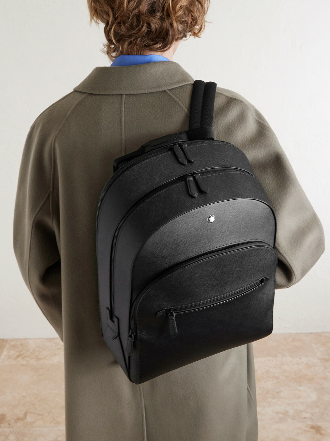 Montblanc - Sartorial Large Cross-Grain Leather Backpack