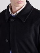 NN07 - Gibson 80040 Brushed Woven Wool-Blend Coat - Black