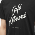 Maison Kitsuné Men's Cafe Kitsune Classic T-Shirt in Black